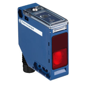 TES Electric Photoelectric Sensor; Opposed - Emitter; Rectangular; 30m Range; 10-36VDC; M12 QD